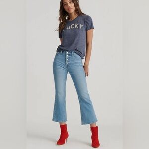 Lucky Brand's Bridgette Cropped Flare Jeans